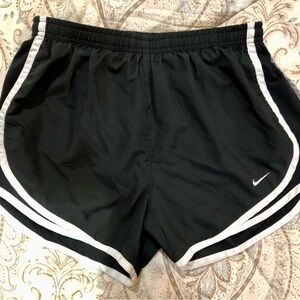 Nike Black and White Athletic Shorts
